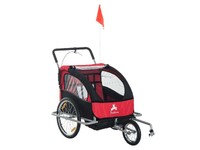 aosom elite ii bike cargo trailer